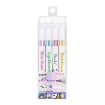 Sunstar Stationery Jujutsu Kaisen Line B S4542509 Water-Based Pen, Two-Color Pen, Twink, Pattern,