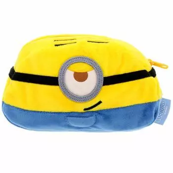 Sunstar Stationery Minions Reversible Pencil Case Minions 2 Stuart Kung Fu S1421794 &