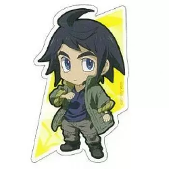 Sunstar Stationery Mobile Suit Orphans Acrylic Clip S3618382 Crescent Moon Gundam Iron-Blooded