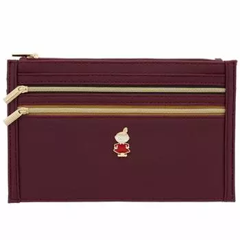 Sunstar Stationery Moomin 4 pocket flat case red S2219166