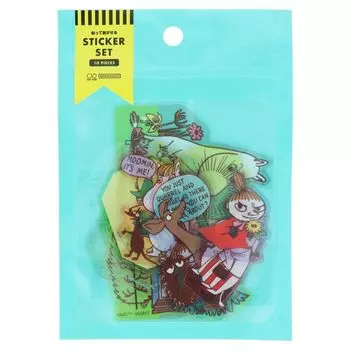 Sunstar Stationery Moomin Seal Sticker Nakama A Pattern S8589186