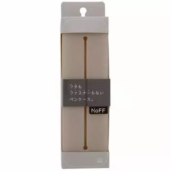 Sunstar Stationery Pen Case NoFF Silicon Pen Case Clear Gray S1423258