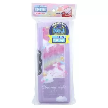 Пенал для канцелярских принадлежностей Sunstar Yokopita Hologram Dreamy Unicorn S1314165