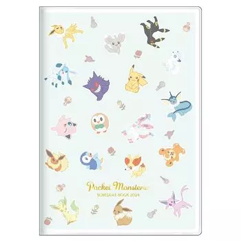 Sunstar Stationery Pokemon 2024 ежемесячный блокнот B6 флаер S2957140