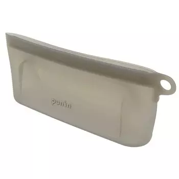 Sunstar Stationery Silicone Zip Pencil Case Punin Gray S1424092