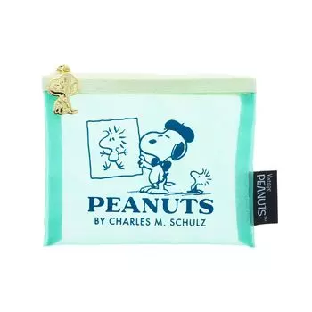 Sunstar Stationery Snoopy Pouch Mini Bon Mint green S2332477 Voyage!