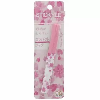 Sunstar Stationery Stickyle Compact Happy S3718930 Scissors, Fleur, Sakura,