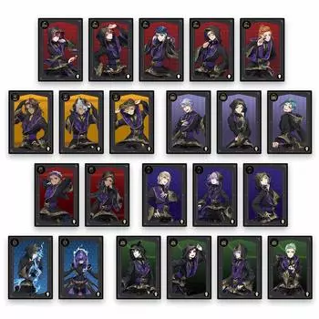 Sunstar Stationery Twisted Wonderland Clear Sheet Collection Полный набор из 22 листов S2219190