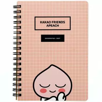 Sunstar Stationery W Ring Note Kakao Friends Apeach S2636379