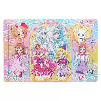 Sunstar Stationery Wonderful Puzzle 80 Piece 6394350A PreCure!