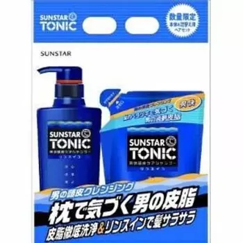 Sunstar Tonic Rinse-in SP body + replacement 460ml + 340ml