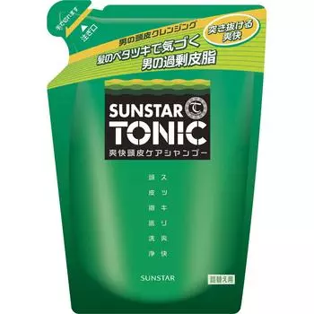 Sunstar Tonic Soukai Scalp Care Shampoo Refill 360ml Shampoo and Conditioner (Skin Care) To use] Take an appropriate amount in the palm of your hand a