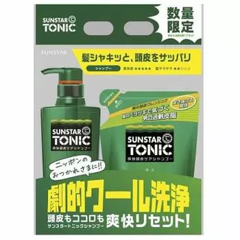 Sunstar Tonic SP body + replacement 480ml + 360ml 2 pieces assorted