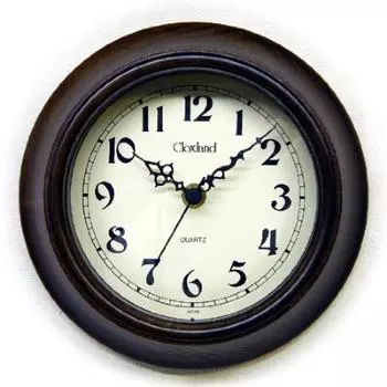 Suntel Wall Clock Antique Brown 17.54.5cm
