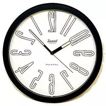 Настенные часы Suntel черные 324см чёрный