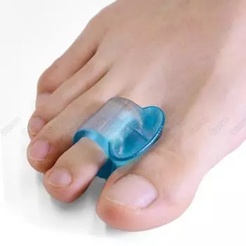 Sunvo силиконовый сепаратор для пальцев ног, корректор вальгусной деформации, ортопедические принадлежности, выпрямитель для большого пальца, регулятор, инструменты для ухода за ногами синий