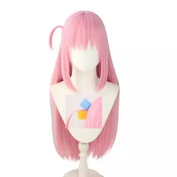 SUNXXCOS Bocchi Za Heat Resistant Cosplay Wig with Net Wig Costume Accessories Cosplay Props Rock! Women s (Hitori Goto)