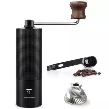 SUNYA Coffee Conical Stainless Steel включает в себя рецепт кофе Hand Easy to Coffee Hand Coffee Camping Mill, Manual, Type, Blade, Adjustable, Booklet,