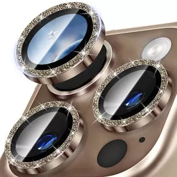 Suoman для iPhone 16 Pro Max защитный чехол для объектива камеры iPhone 16 Max защитная пленка для объектива камеры блестящие пайетки 9H усиленный объектив камеры