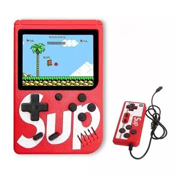 SUP DAZG02-SUP портативная игровая консоль 400 в 1 Doubles ностальгическая портативная консоль ретро мини детская игрушечная игровая консоль Package:20*19*8cm,single красный