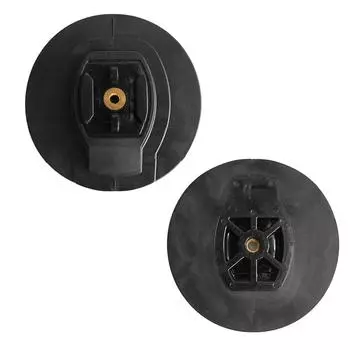 SUP доска для серфинга черная 2 шт.