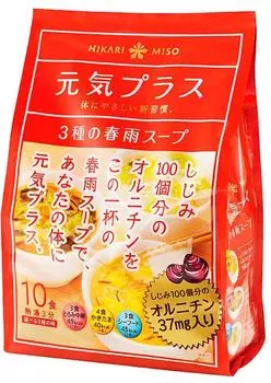 Суп Hikari Miso Genki Plus с вермишелью и орнитином 10 порций