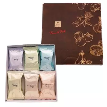 Суп мисо Asuzak Foods Wagaya Zukushi 6 видов по 1 порции в маленькой подарочной коробке