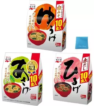 Суп мисо типа «сырой мисо» Nagatanien 10 порций утренних бобовых ростков 10 порций хируге 10 порций по 30 порций в 3 разных бонусах + + юугэ,