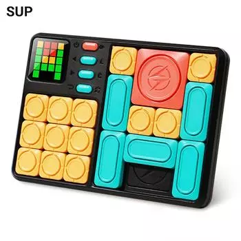 Sup образовательный игровой автомат 500+ банк вопросов логические головоломки интерактивные игрушки-головоломки для детей чёрный