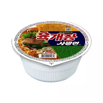Суп с лапшой Nongshim Yukejang, острый и острый, 86 г (2 варианта) 1PCS