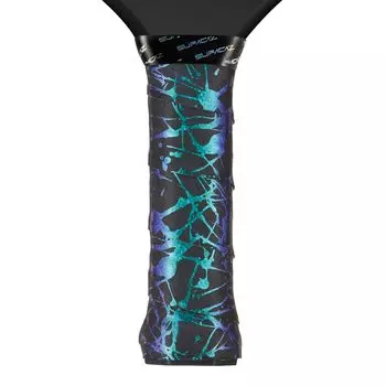 Supacaz Super Sticky Kush Pickleball Овергрип Splat Blue Refractor - - 3 штуки