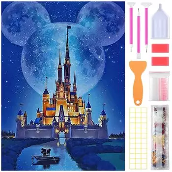 SUPECENT Diamond Art Набор для рисования алмазными бусинами Набор для рисования 5D Мозаика Искусство Алмазная живопись Полный Тип пасты DIY/Ручная работа 30x40 см(13)