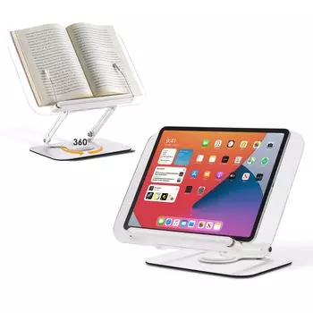 SupeDesk Книжная столешница Не падает Нет высоты Ноутбук Прозрачный Удобный Чтение Улучшает Осанку Подставка, Кафедра, Акрил, Вращающийся, Вниз, Шаги,