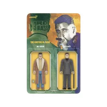 Super7 3rd Bass ReAction Figures Super 7 ReAction Figure Doll Hobby Third Bass Rapper hiphop HIP HOP Hip Hop Toy TOY (2 шт.) /