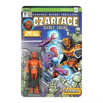 Super7 Czarface Реакционная фигурка Wave 11 Czarface Фигурка - (Оранжевый и черный)