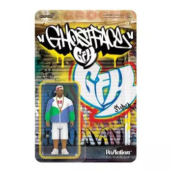 Super7 Ghost Face Killah Так и будет всё Ghost Face Killah Фигурка с аксессуарами Коллекция хип-хопа и Ретро-игрушки (Может Просто) - 3,75 дюйма