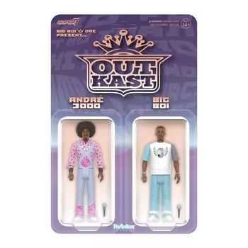 Super7 Outkast Reaction Figure Wave 03 Outkast Boy Dore Action Figure - (Большой и настоящий)