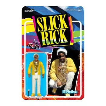 Super7 Slick Rick the Ruler Slick Rick Action Figure Accessory Hip Hop Collectible Retro Toy - 3.75