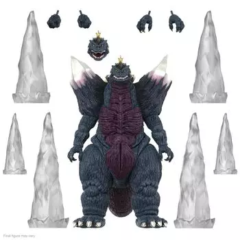 Super7 Toho Heisei Space Godzilla 8 дюймов Фигурка Toho Godzilla с аксессуарами Коллекция классических фильмов и ретро-игрушек ULTIMATES! -