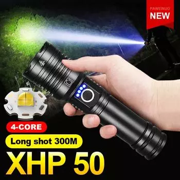 Супер 2500 люмен легкий перезаряжаемый фонарик водонепроницаемый альпинизм кемпинг фонарь no battery чёрный