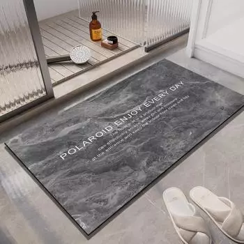 Super Absorbent Bathroom Bath Mats Non-Slip Foot Mat Quick Dry Shower Floor Carpet Toilet Rug Doormat Washable 40cmx60cm