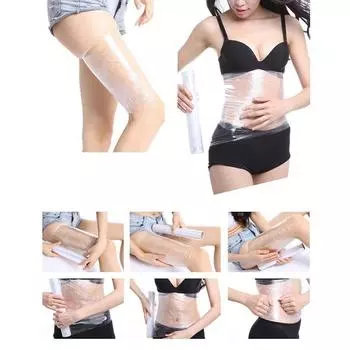 Супер-эластичный пояс для похудения в сауне, сжигание целлюлита, обертывания для тела, талии, бедра, формирователь для похудения