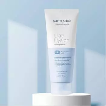 super aqua ultra hyalron foaming cleanser 200ml