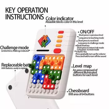 Super Block Smart Jigsaw Game 1000+ уровней сложности Головоломки-головоломки Интерактивные игрушки-фиджет Детские подарки