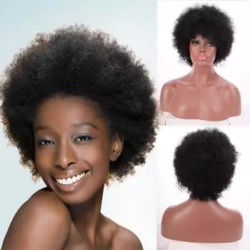 Супер большие афро парики для женщин Синтетический афро кудрявый вьющийся парик для вечеринок и танцев Косплей Парик с челкой Блондинка Коричневый Серый Взрывающиеся волосы