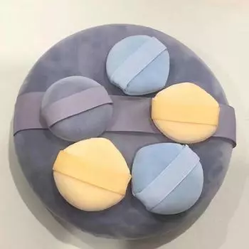 Супер большие косметические слойки, флокирующая воздушная подушка, рассыпчатая пудра, плюшевая бархатная медовая пудра, специальная губка для торта, инструмент для макияжа