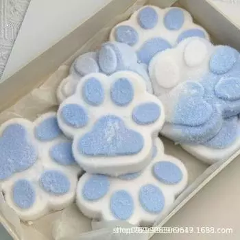 Супер большой мак кошка коготь Pinch Le Flocking Gloff супер мягкий TPR мягкий клей декомпрессионный клапан игрушка в наличии бледно-розовый