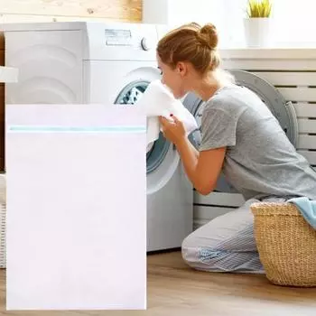 супер большой мешок для стирки, мелкая сетка на молнии, носки, деликатная одежда, простыня, стиральная машина для штор, сумка для стирки, товары для дома 2pcs