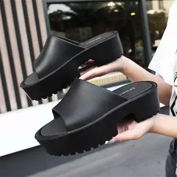 Супер большой размер блочный каблук сандалии женские роскошные тапочки женские летние туфли оранжевые туфли кроссовки спортивные гостеприимство 36