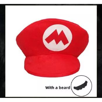 Super Bros Mario New Animation Cosplay Prop Hat Luigi Bros Dome Hat Cap Baseball